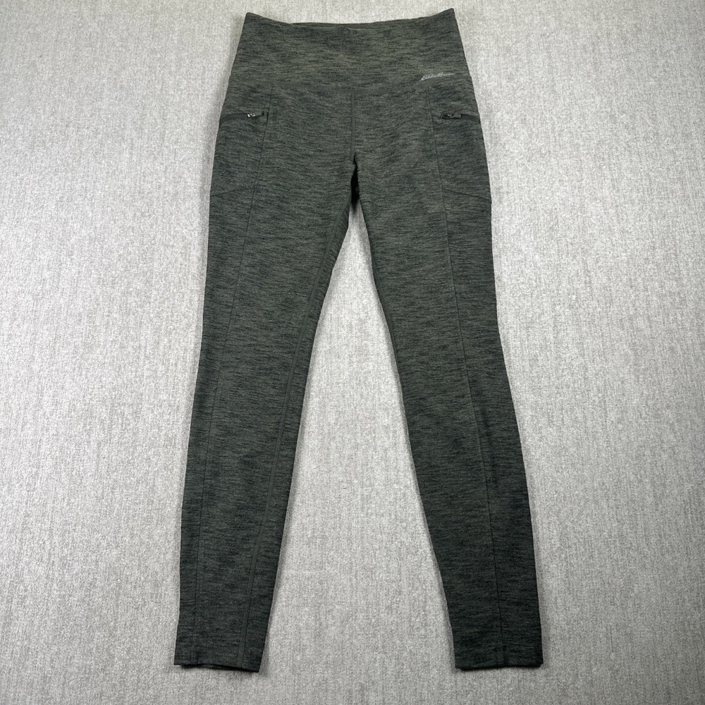 Eddie Bauer Leggings Size Small Trail Tight Green Heather Exercise casual